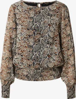 MORE&MORE Blouses & Tunieken Blouse Dames Bruin