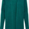 MORE&MORE Vesten Gebreid Vest Dames Smaragd