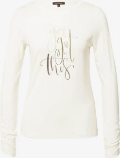 MORE&MORE Longsleeves Shirt Dames Offwhite