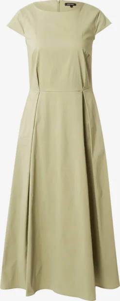 MORE&MORE Midi Jurken Jurk Dames Kaki