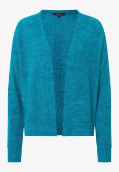 MORE&MORE Vesten Gebreid Vest Dames Blauw