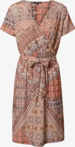 MORE&MORE Jerseyjurken Jurk Dames Bruin