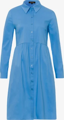 MORE&MORE Blousejurken Blousejurk Dames Azuur