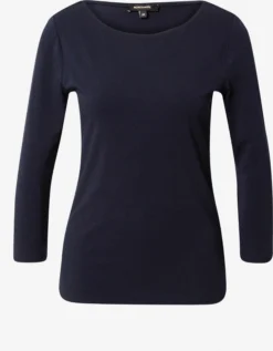 MORE&MORE Shirts Met 3/4 Mouw Shirt Dames Nachtblauw