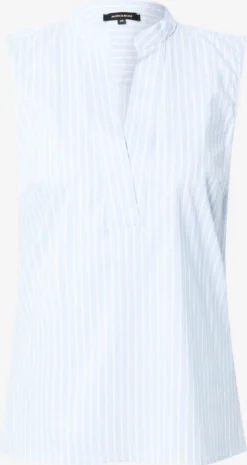 MORE&MORE Blouse Tops Blouse Dames Lichtblauw