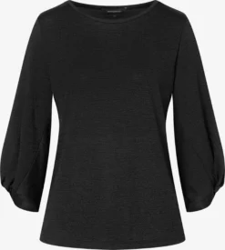 MORE&MORE Shirts Met 3/4 Mouw Shirt Dames Zwart