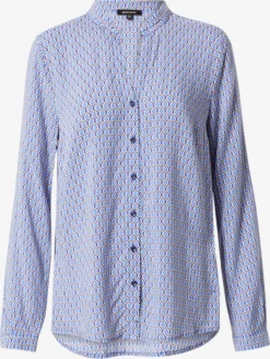 MORE&MORE Overhemden Blouse Dames Marine / Smoky Blue