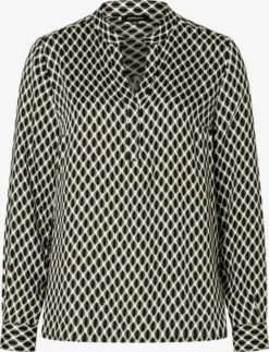 MORE&MORE Blouseshirts Blouse Dames Donkergroen