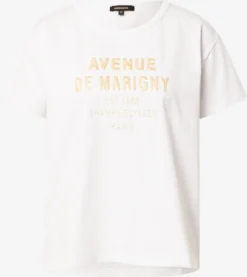 MORE&MORE Oversized Shirts Oversized Shirt Dames Wit