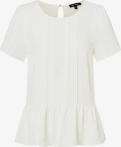 MORE&MORE Blouses Met Korte Mouw Blouse Dames Wit