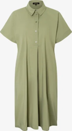 MORE&MORE Blousejurken Blousejurk Dames Kaki