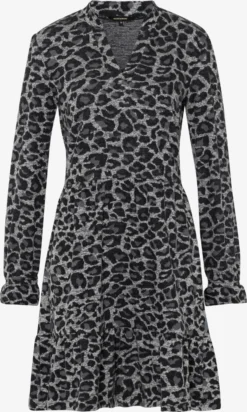 MORE&MORE Mini Jurken Jurk Dames Antraciet / Lichtgrijs / Donkergrijs