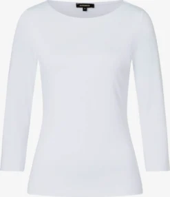 MORE&MORE Shirts Met 3/4 Mouw Shirt Dames Wit