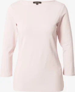 MORE&MORE Shirts Met 3/4 Mouw Shirt Dames Pastelroze