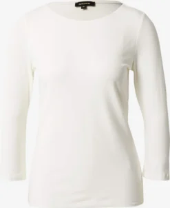 MORE&MORE Shirts Met 3/4 Mouw Shirt Dames Offwhite