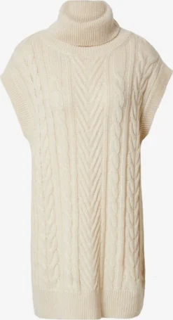 MORE&MORE Coltruien Trui Dames Lichtbeige