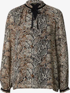 MORE&MORE Blouseshirts Blouse Dames Bruin / Chocoladebruin