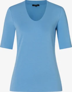 MORE&MORE T-shirts Shirt Dames Smoky Blue