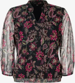 MORE&MORE Blouses Met Korte Mouw Blouse Dames Zwart