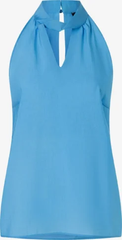 MORE&MORE Blouse Tops Blouse Dames Blauw