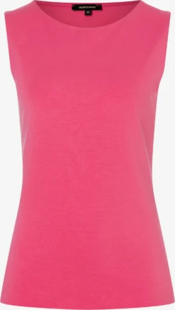 MORE&MORE Mouwloze Shirts Top Dames Pink