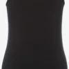 MORE&MORE Spaghetti Tops Top Julie Dames Zwart